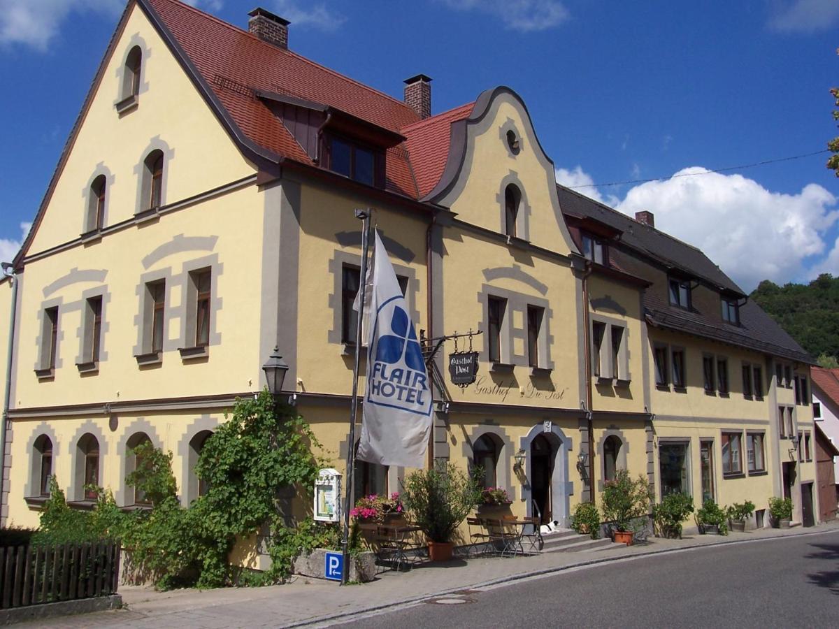 Hotel-Gasthof Die Post Brennerei Frankenhoehe Schillingsfürst Kültér fotó